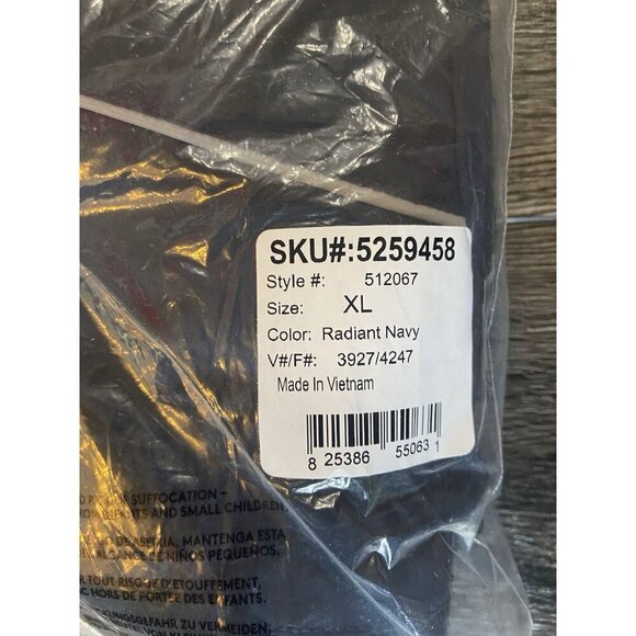 NIP Men's Lands' End Squall Waterproof Gloves Radiant Navy XL New - Picture 3 of 3